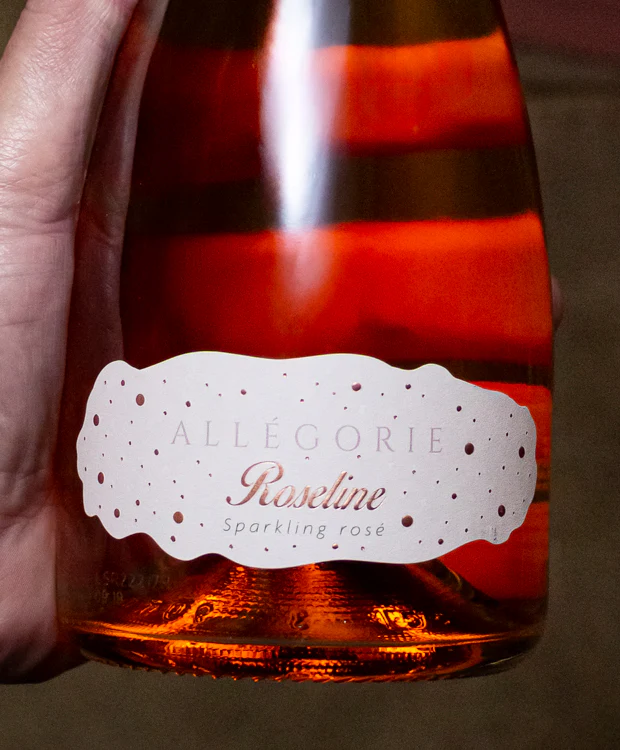 Allégorie Roseline Rosé Extra Brut Vin Mousseux De Qualité NV (6-Pack) - Image 2