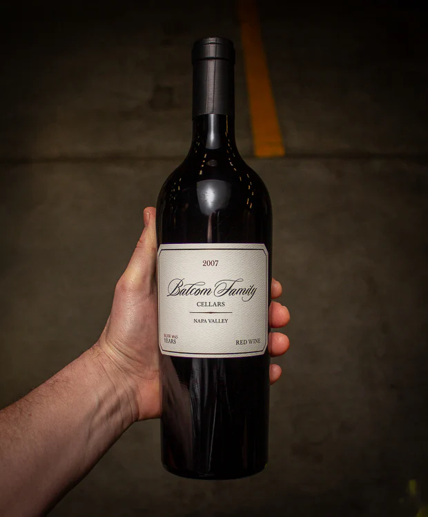 Balcom Family Cellars Red Wine Years #45 Napa Valley 2007