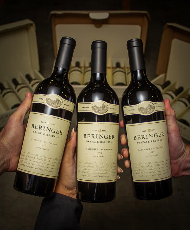 Beringer Private Reserve Cabernet Sauvignon Vertical (3-Pack)
