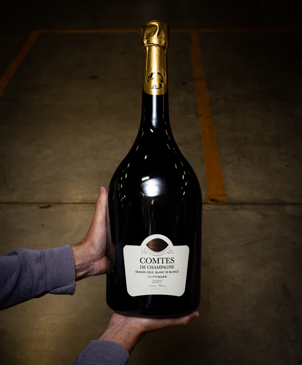 Champagne Taittinger Blanc de Blancs Comtes De Champagne Brut Grand Cru 2007 (6 Liter)