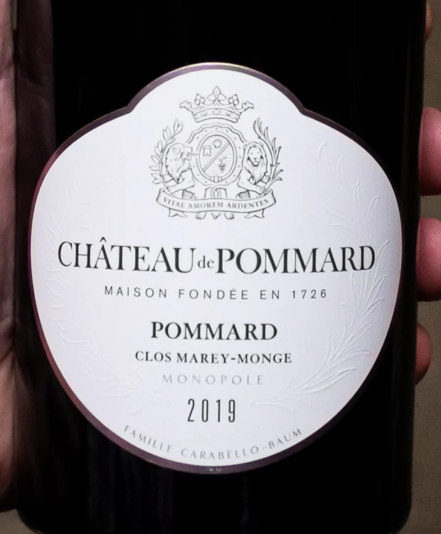 Chateau de Pommard Clos Marey-Monge Monopole 2019 - Image 2