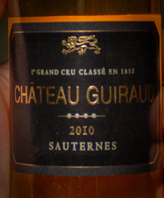 Château Guiraud Sauternes Premier Grand Cru Classé 2010 (Half Bottle 375mL) - Image 2