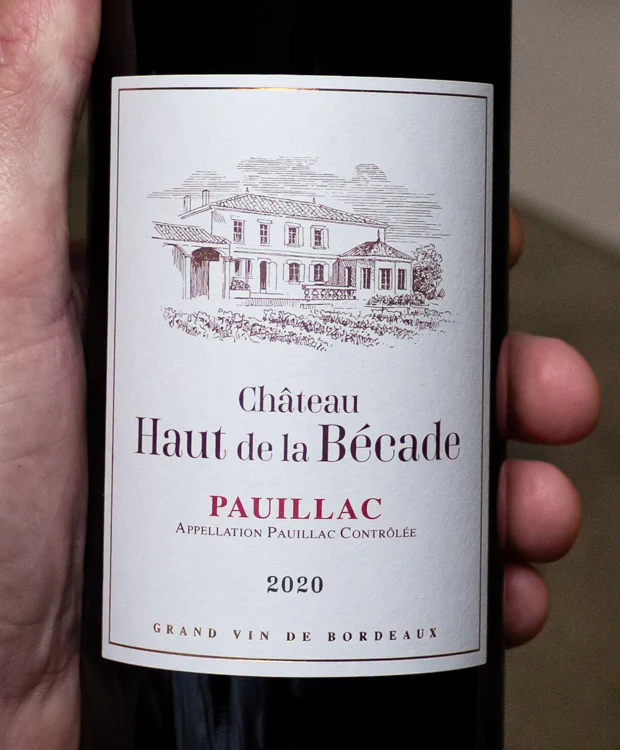 Chateau Haut de la Bécade Pauillac 2020 - Image 2