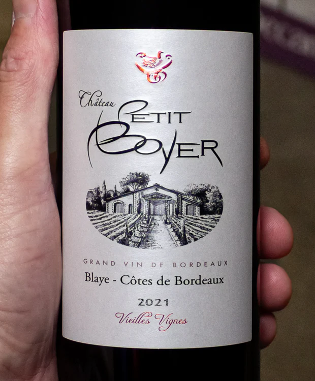 Château Petit Boyer Blaye Côtes de Bordeaux Vieilles Vignes 2021 - Image 2