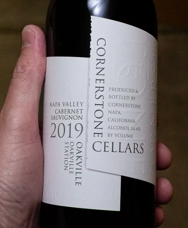 Cornerstone Cellars Cabernet Sauvignon Oakville Station Vineyard Oakville Napa Valley 2019 - Image 2