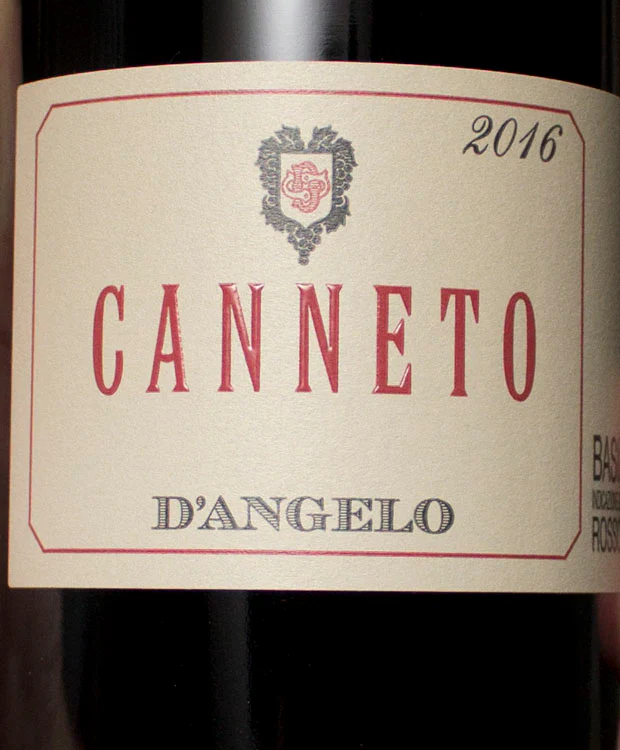 D'Angelo Aglianico Canneto Basilicata 2016 - Image 2