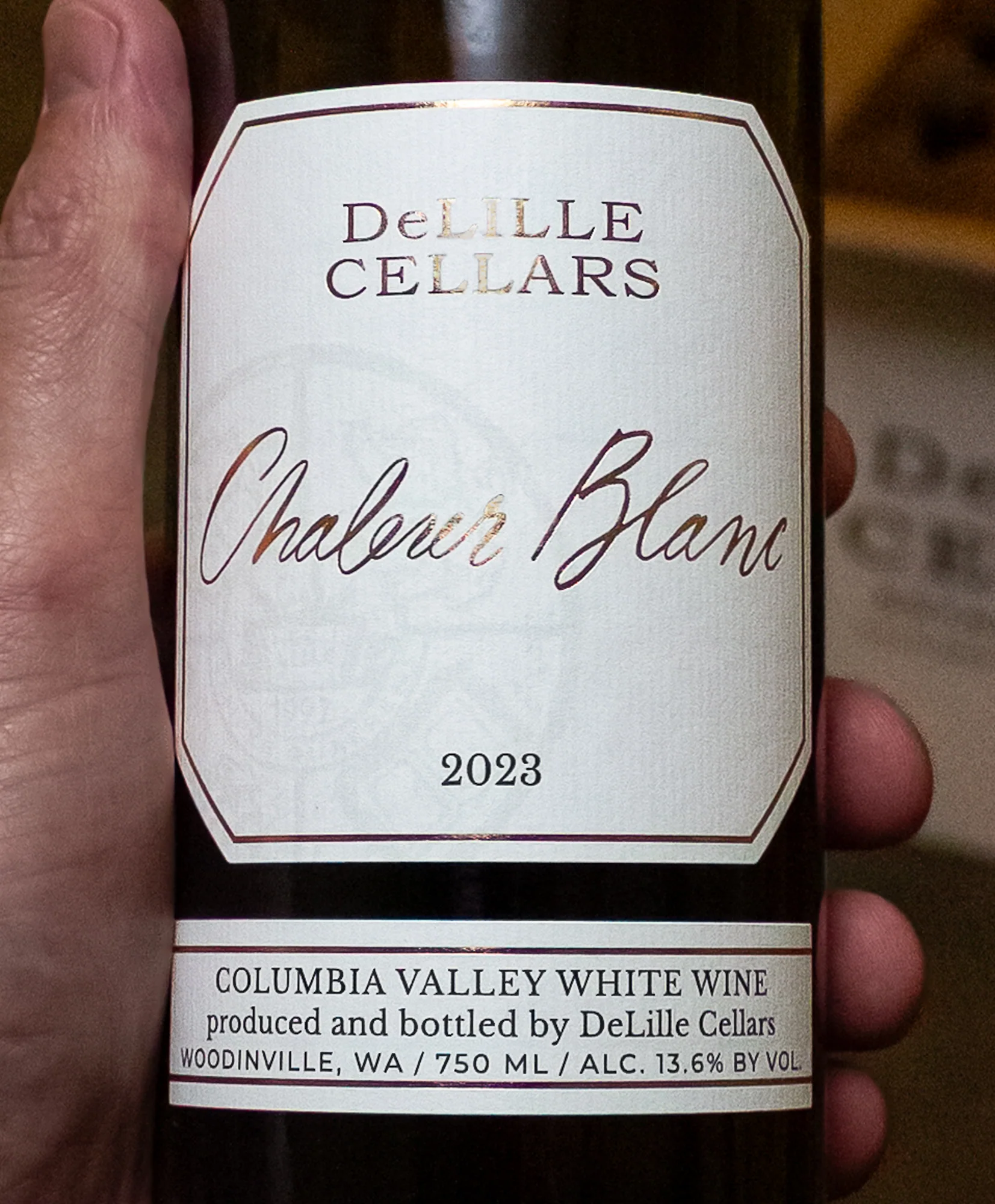 DeLille Chaleur Blanc White Blend Columbia Valley 2023 - Image 2