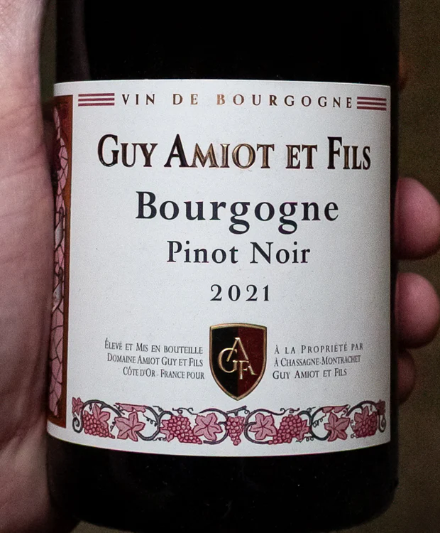 Domaine Guy Amiot Pinot Noir Cuvée Simone Bourgogne 2021 - Image 2