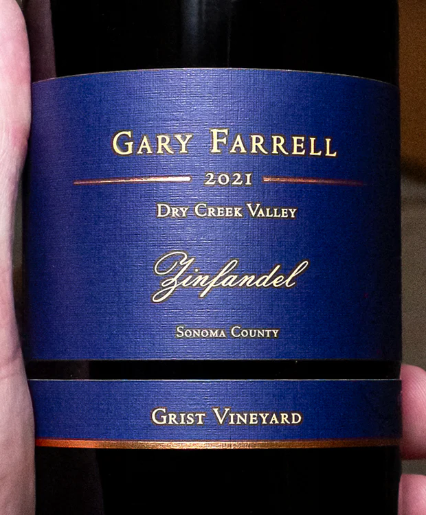 Gary Farrell Zinfandel Grist Vineyard Dry Creek Valley 2021 - Image 2