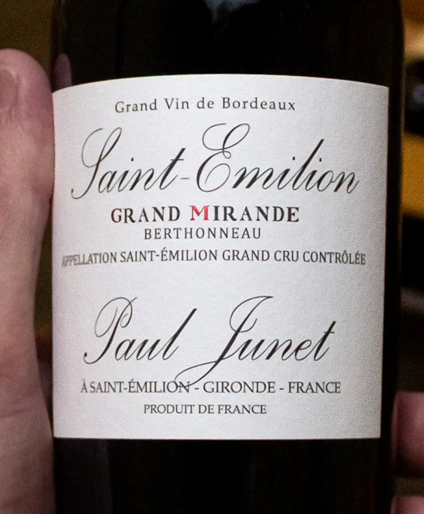 Grand Mirande Berthonneau Saint-Émilion Grand Cru 2023 - Image 2