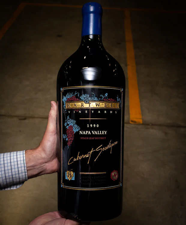 Hartwell Cabernet Sauvignon Etched Stags Leap District Napa Valley 1990 (6 Liter)(wax capsule damage)