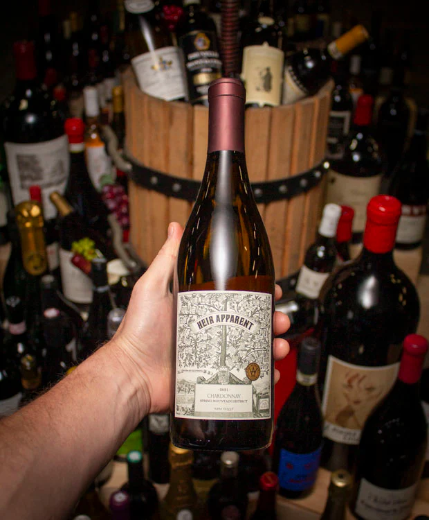 Heir Apparent Winery Chardonnay Spring Mountain District Napa Valley 2021 - Image 3
