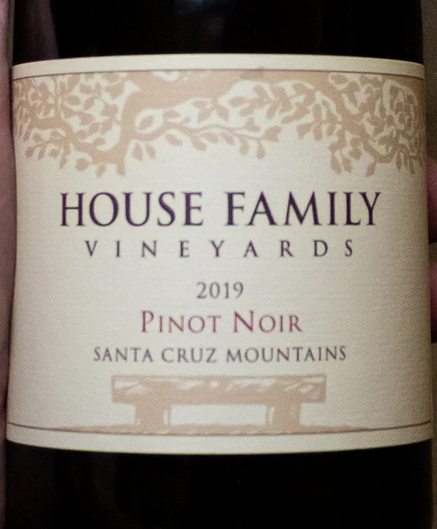 House Family Pinot Noir Casanova Vineyard Santa Cruz Mountains 2019 - Image 2