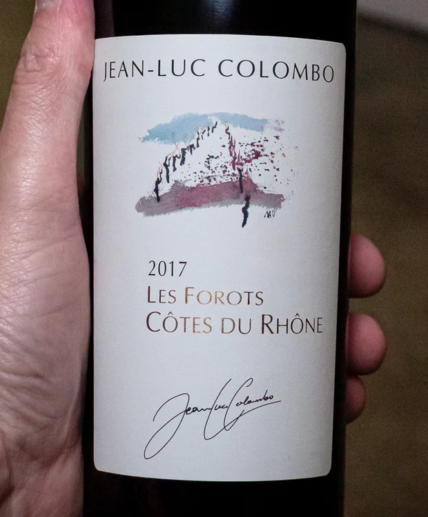 Jean-Luc Colombo Côtes du Rhône Rouge Les Forots 2017 - Image 2