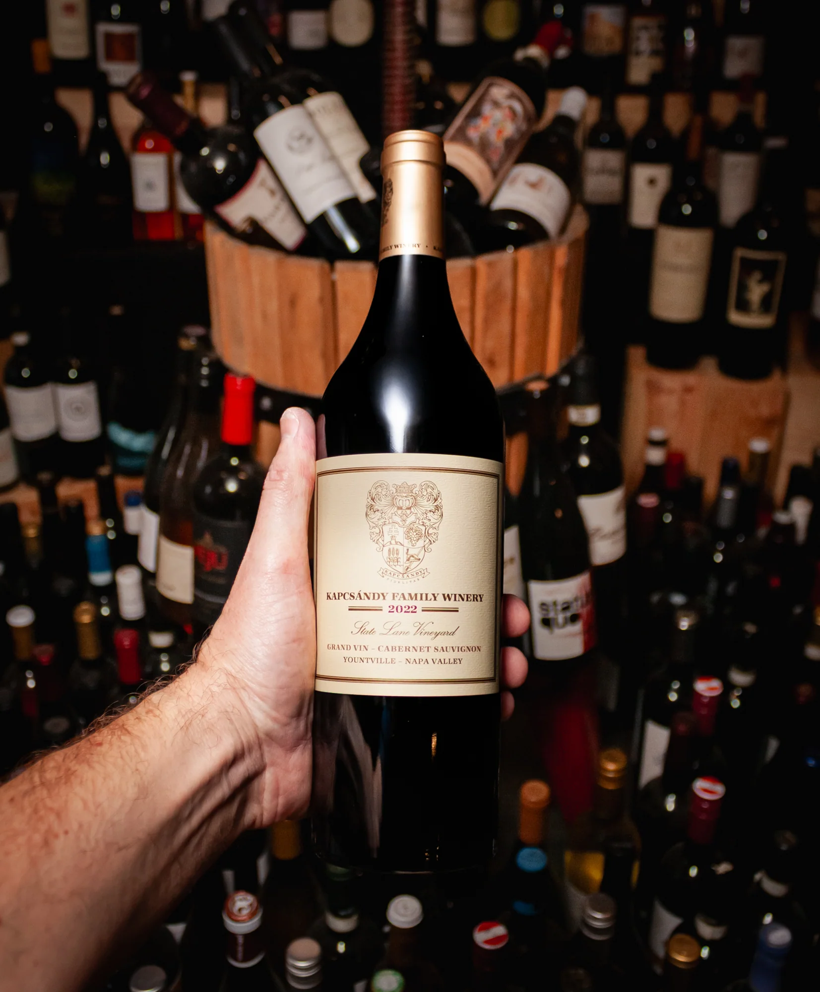 Kapcsándy Cabernet Sauvignon Grand Vin State Lane Vineyard Yountville Napa Valley 2022