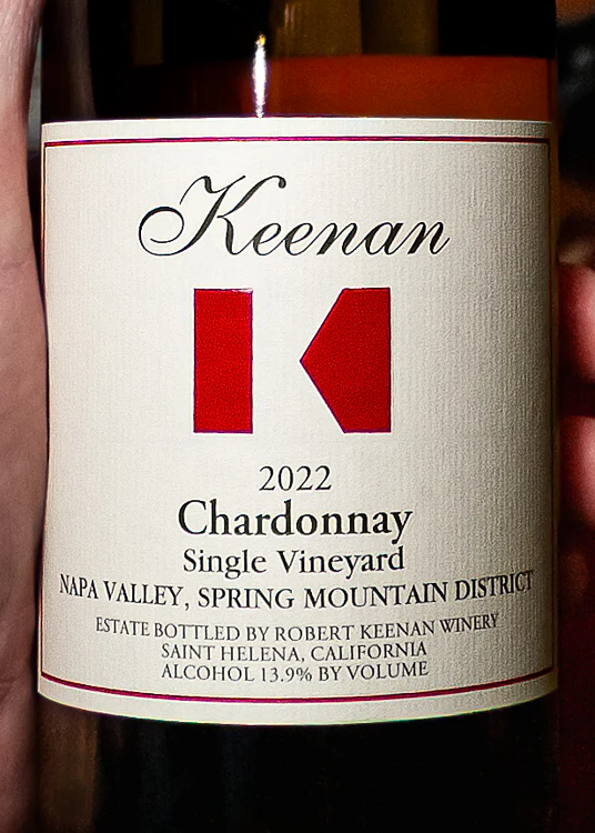 Keenan Chardonnay Spring Mountain District Napa Valley 2022 - Image 2