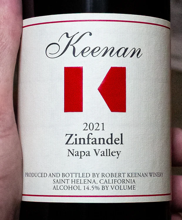 Keenan Zinfandel Napa Valley 2021 - Image 2