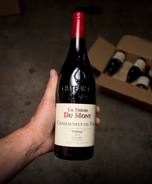 La Ferme du Mont Chateauneuf-du-Pape Vendange 2019