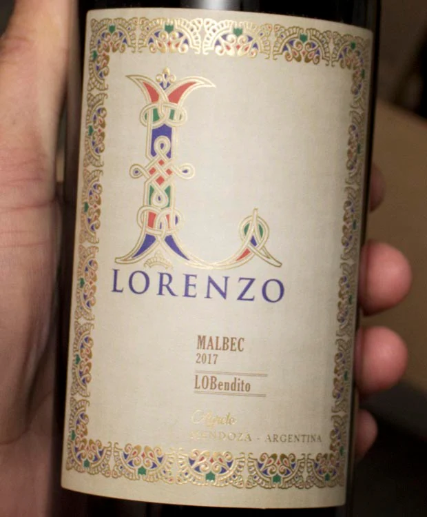 Lorenzo de Agrelo Malbec LOBendito Mendoza Argentina 2017 - Image 2