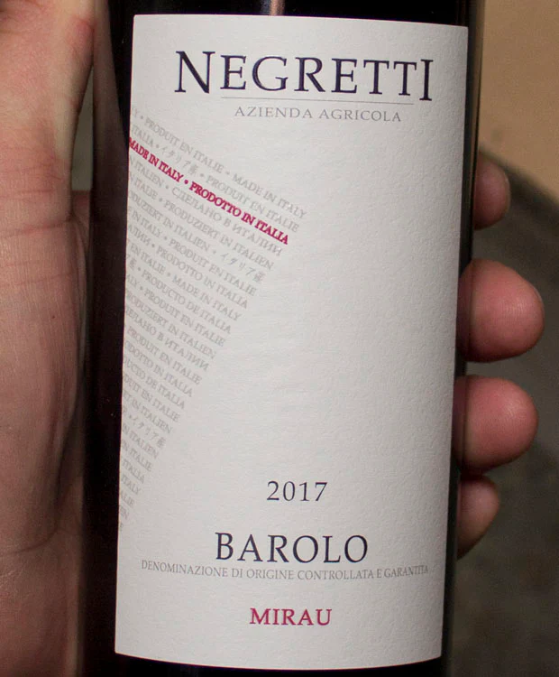 Negretti Barolo Mirau 2017 - Image 2