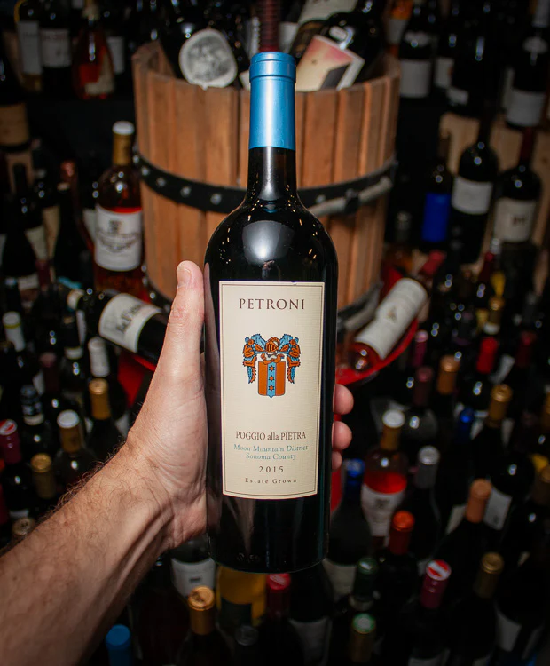 Petroni Vineyards Sangiovese Poggio alla Pietra Vineyard Moon Mountain District 2015