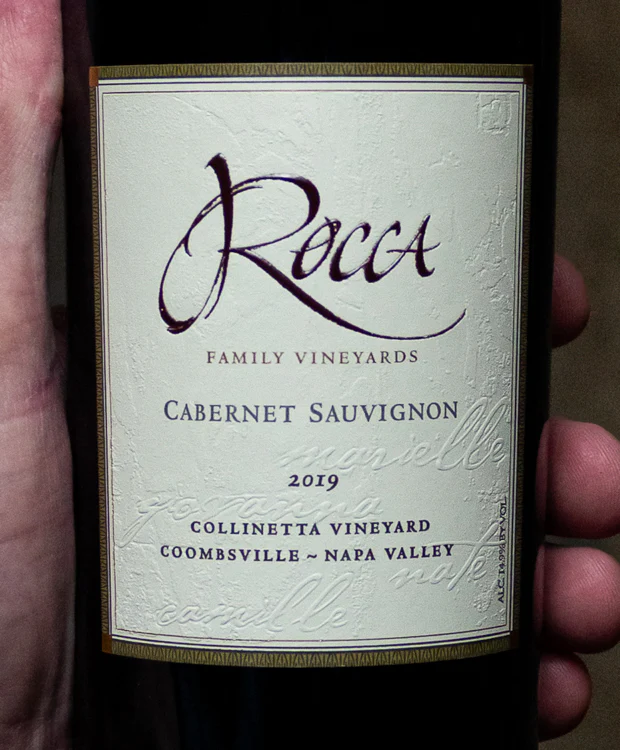 Rocca Family Vineyards Cabernet Sauvignon Collinetta Vineyard Coombsville Napa Valley 2019 - Image 2