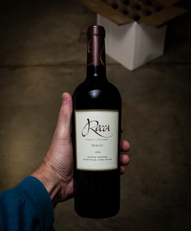 Rocca Family Vineyards Merlot Grigsby Vineyard Yountville Napa Valley 2019