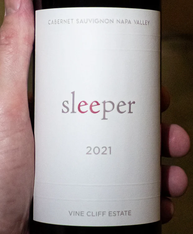 Sleeper Cabernet Sauvignon Vine Cliff Estate Napa Valley 2021 - Image 2