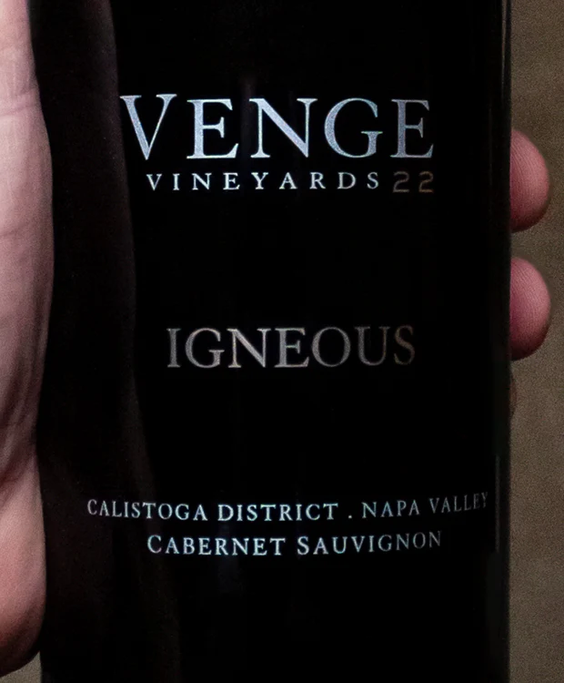 Venge Vineyards Cabernet Sauvignon Igneous Kenefick Ranch Vineyard Calistoga Napa Valley 2022 - Image 2