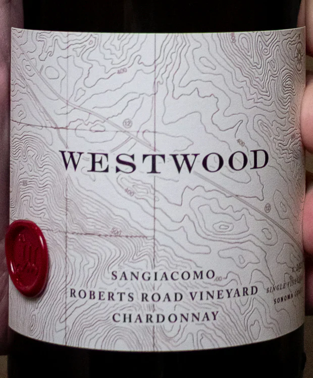 Westwood Estate Chardonnay Sangiacomo Roberts Road Vineyard Sonoma Coast 2021 - Image 2