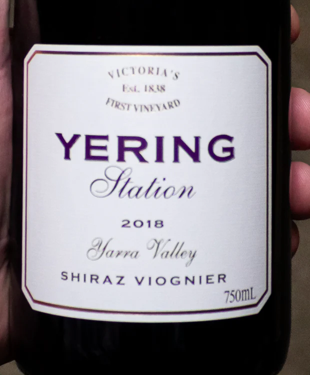 Yering Station Shiraz Viognier Yarra Valley Australia 2018 - Image 2