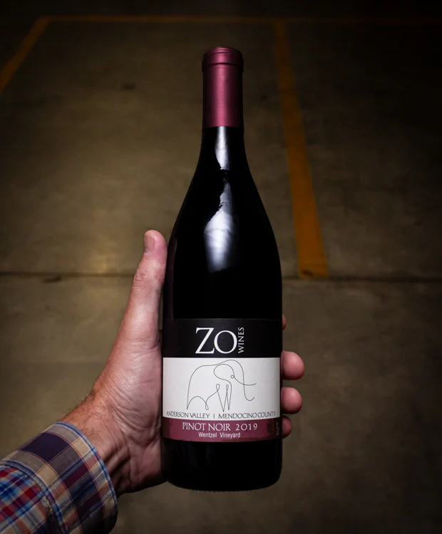 Zo Wines Pinot Noir Wentzel Vineyard Anderson Valley 2019